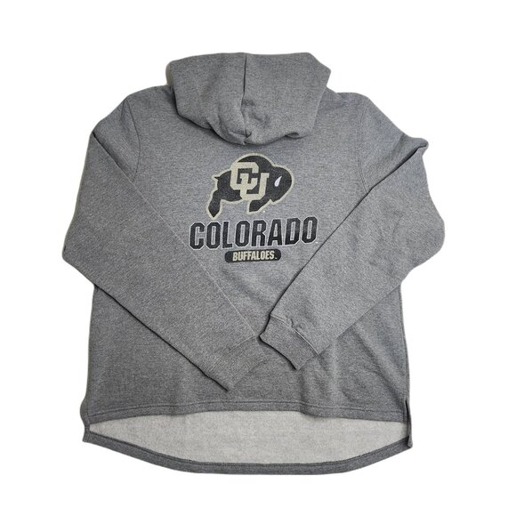 Colorado Buffaloes CU Football Gray Hoodie Women's Size XL - Picture 2 of 6